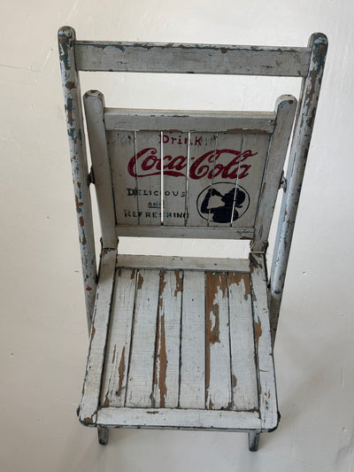 Vintage Coca Cola Folding Chair