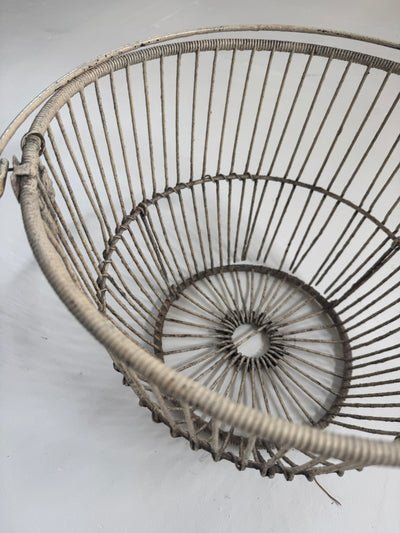 Vintage Wire Clamming Basket