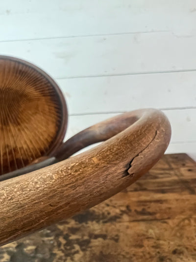 Vintage Thonet Style Bentwood Chair - Wood Grain