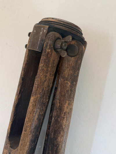 Wood Tripod - Antique