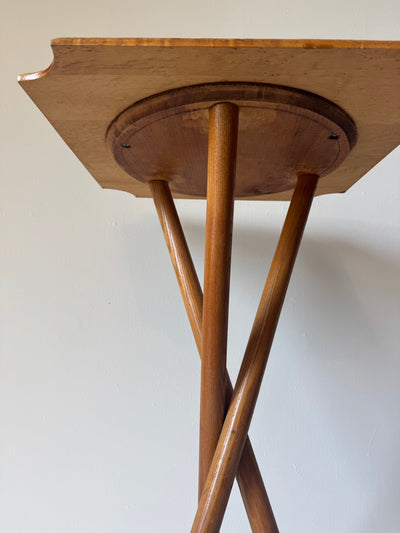 VTG Birds Eye Maple Tripod Table