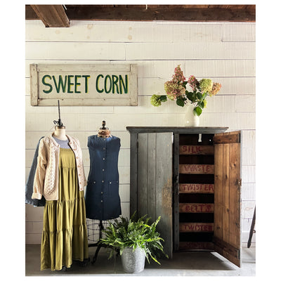 Antique Americana Farmhouse Cupboard