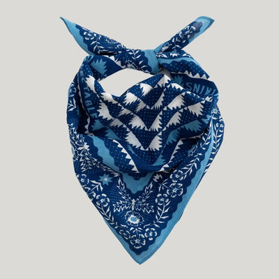 Cotton Mountains Bandana - Navy