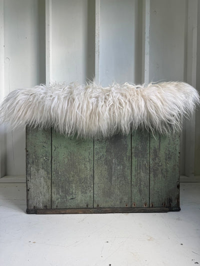 Antique Wood Chest - Sea Mist - Diamonds & Rust