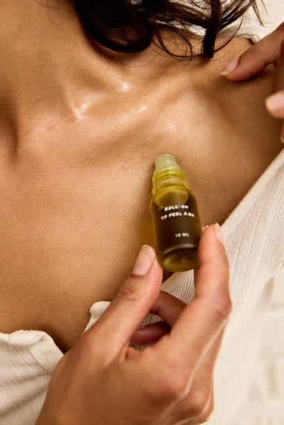 A.OK Botanical Oil Roller - Diamonds & Rust