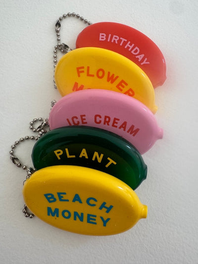 Beach Money Coin Pouch - Diamonds & Rust