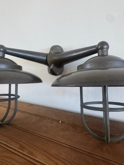 Brass Lights - Pair - Diamonds & Rust