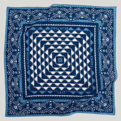 Cotton Mountains Bandana - Navy - Diamonds & Rust