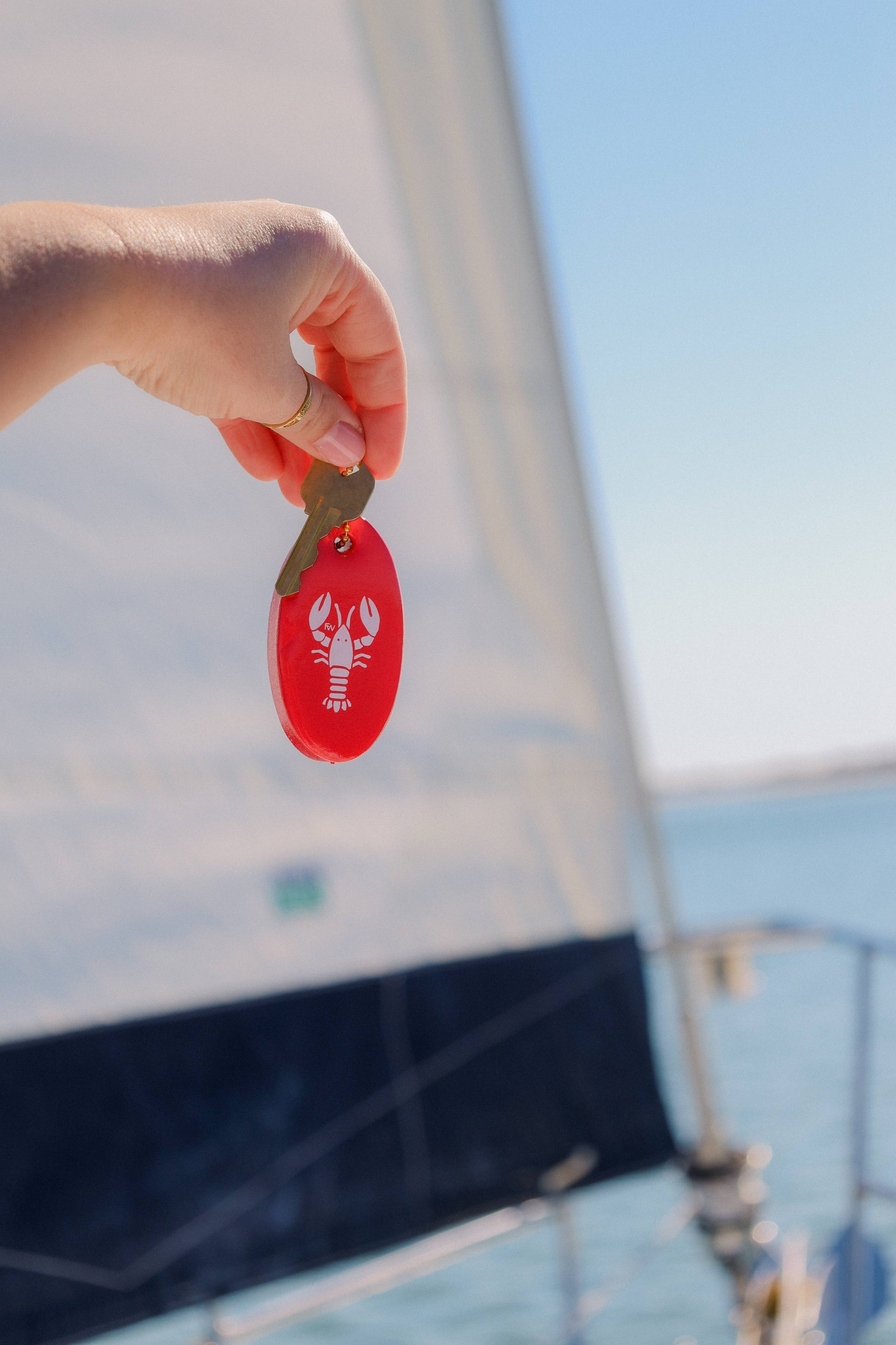 Lobster Floating Keychain