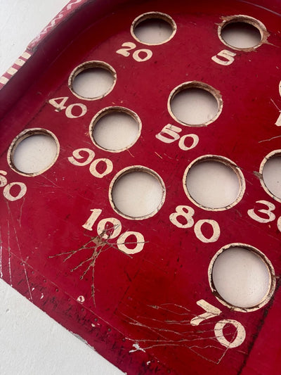 Folk Art Carnival - Tabletop Skee - Ball - Diamonds & Rust