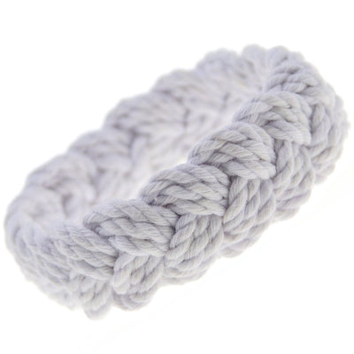 Handmade Sailor Knot Bracelets - White or Natural: Natural / Small - Diamonds & Rust