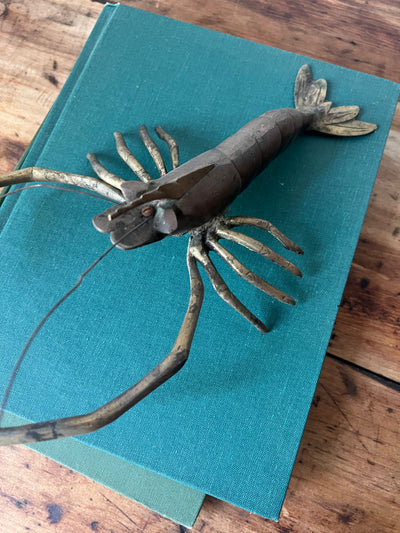 Vintage Brass Lobster