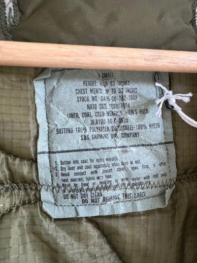 Indigo Quilt Patch - Vintage Quilted Liner - Diamonds & Rust