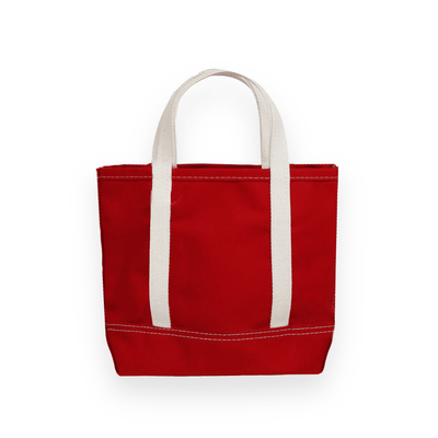Mini Tote: Red - Diamonds & Rust