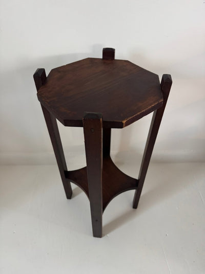 Mission Stlye Wood Planter - Diamonds & Rust