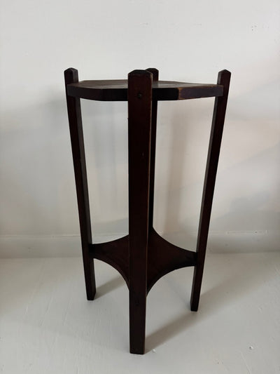 Mission Stlye Wood Planter - Diamonds & Rust