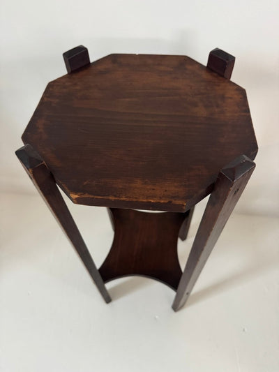 Mission Stlye Wood Planter - Diamonds & Rust