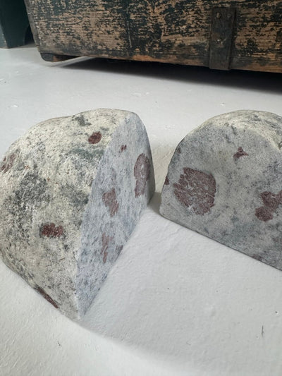 Pair VTG Bookends - Diamonds & Rust