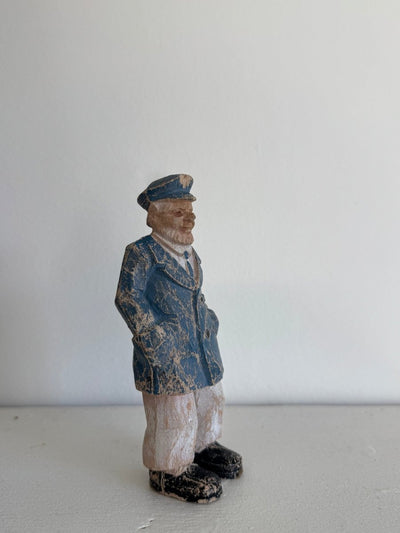 Plaster Fisherman 1 - Diamonds & Rust
