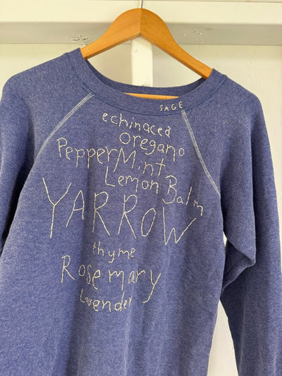 Pre Loved Ragan Embroidered Flower Names - One Of A Kind - Diamonds & Rust