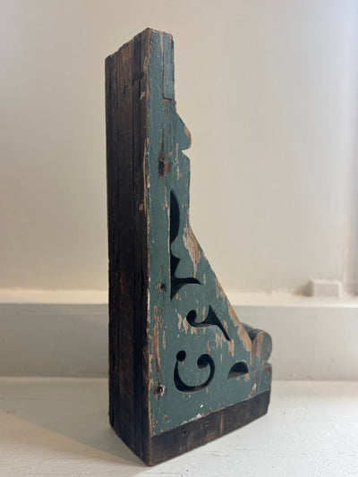 Salvaged Blue Corbel - Diamonds & Rust