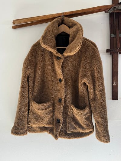 SAMPLE Emerson Fry Sherpa Coat - no label - Diamonds & Rust