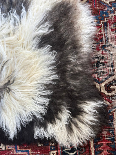Sheep Skin - Brown + White - Diamonds & Rust