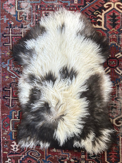 Sheep Skin - Brown + White - Diamonds & Rust