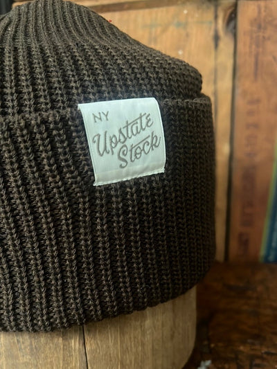Upcycyled Cotton Watchcap - Molasses - Diamonds & Rust