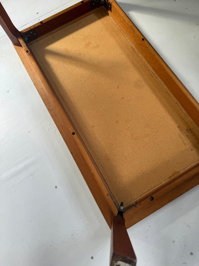 Vintage 1960s Mid - Century Modern Danish Tile Coffee Table - Diamonds & Rust