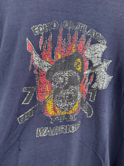 Vintage 70s Echo Outlaws Warriors Tee - Diamonds & Rust