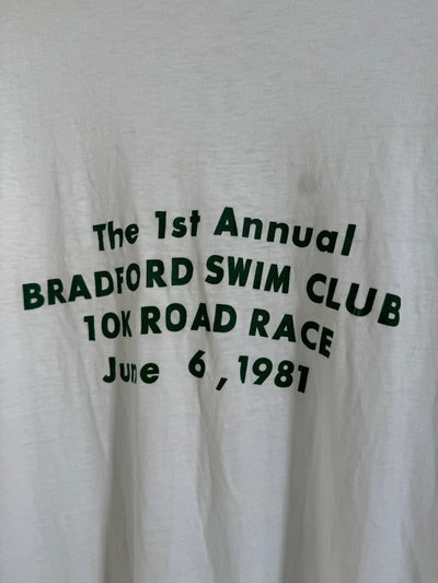 Vintage 80s Bradford Swim Club Tee Shirt - Diamonds & Rust