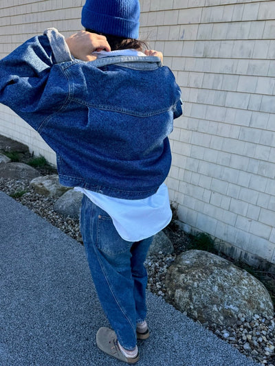 Vintage 80's Lee Denim Jacket - Diamonds & Rust