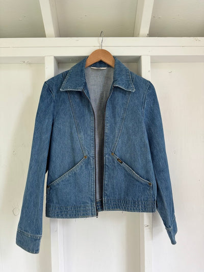 Vintage 80's LEE Denim Jacket - Diamonds & Rust