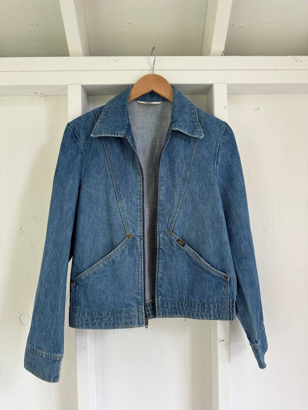 Vintage 80's LEE Denim Jacket - Diamonds & Rust