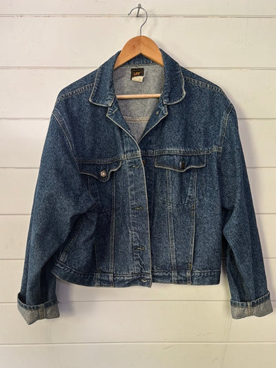 Vintage 80's Lee Denim Jacket - Diamonds & Rust