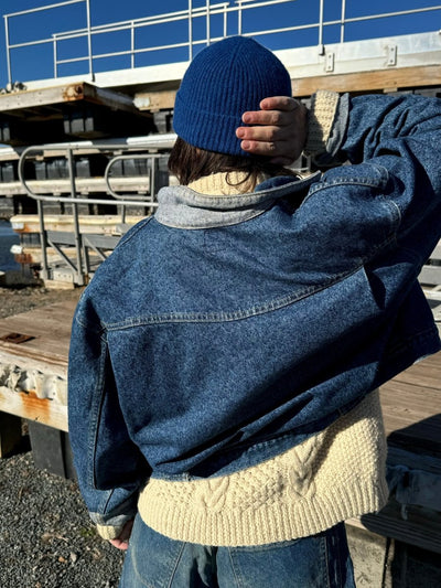 Vintage 80's Lee Denim Jacket - Diamonds & Rust
