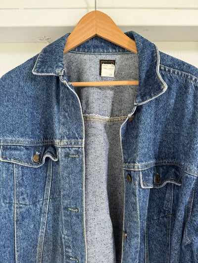 Vintage 80's Lee Denim Jacket - Horses - Diamonds & Rust