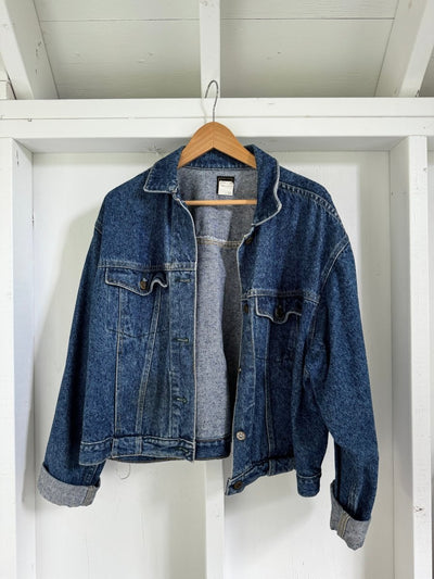 Vintage 80's Lee Denim Jacket - Horses - Diamonds & Rust