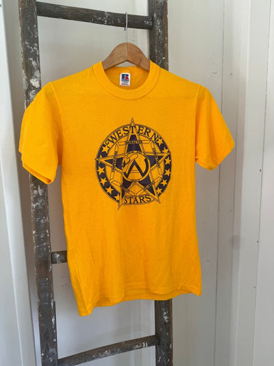 Vintage 80s Western Stars Tee Shirt - Diamonds & Rust