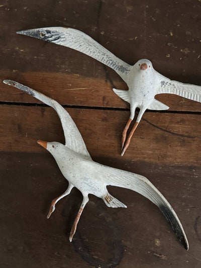 Vintage Aluminum Sea Gull - Diamonds & Rust