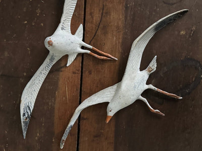 Vintage Aluminum Sea Gull - Diamonds & Rust