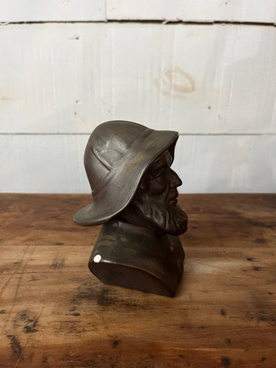 Vintage Atlantic Fisherman Bust - Diamonds & Rust