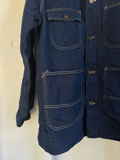 Vintage Blanket Lined Denim Chore Coat - Diamonds & Rust