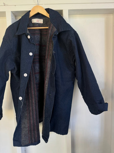 Vintage Blanket Lined Denim Jacket - Diamonds & Rust