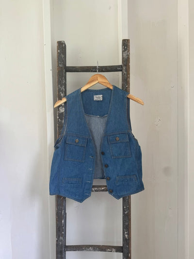 Vintage Bronson Denim Vest - Youth - Diamonds & Rust