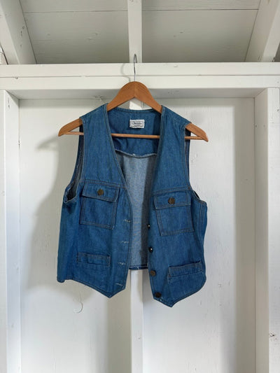 Vintage Bronson Denim Vest - Youth - Diamonds & Rust
