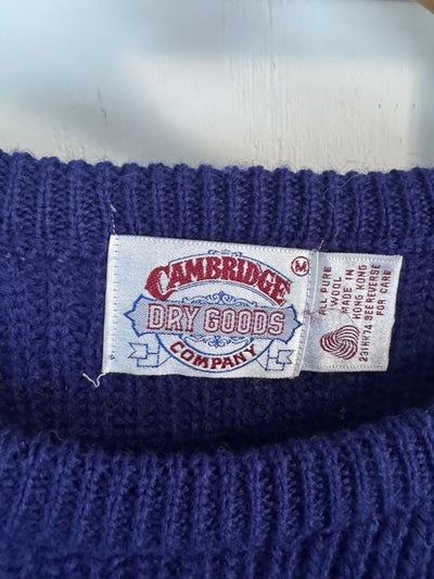 Vintage Cambridge Wool Sweater - Diamonds & Rust