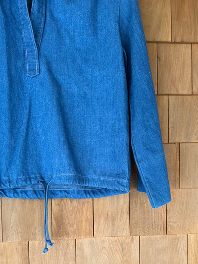 Vintage Denim Pop Over Shirt - Diamonds & Rust