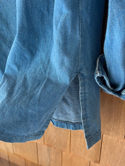 Vintage Denim Pop Over Shirt - Diamonds & Rust